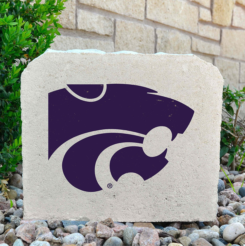 Kansas State Wildcats Decorative Stone Powercat - Medium | Stoneworx2 | KSU-24