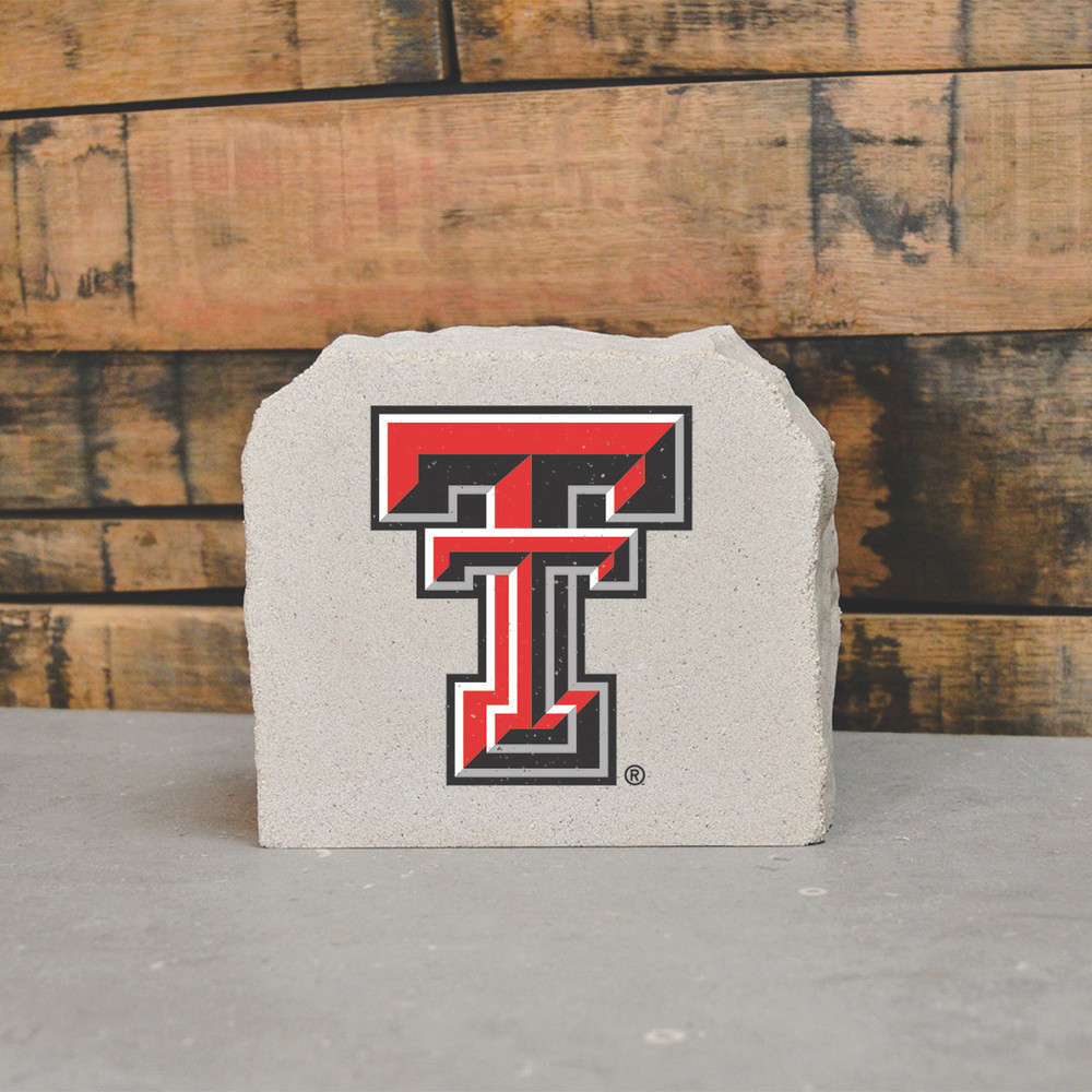 Texas Tech Red Raiders Decorative Stone Double T - 5.5 | Stoneworx2 | TTU-9
