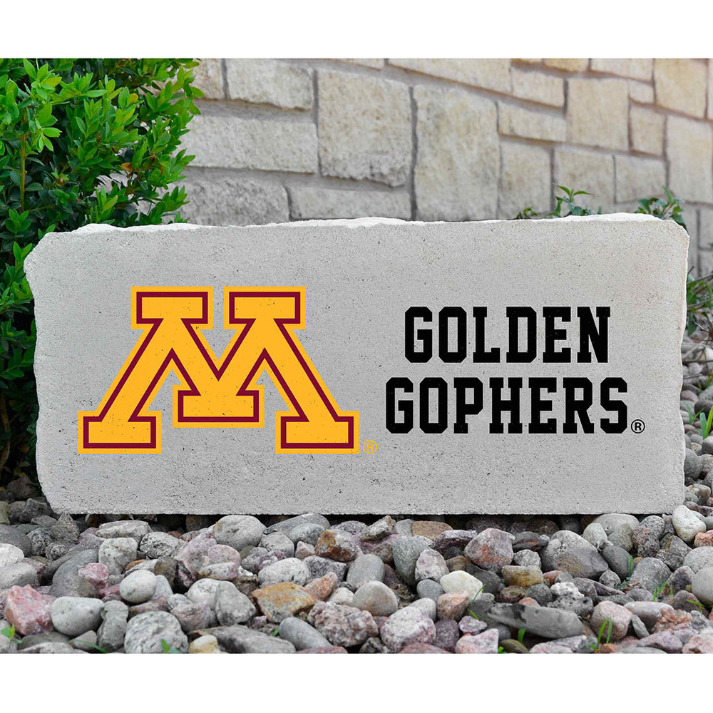 Minnesota Golden Gophers Decorative Stone Golden Gophers - Large | Stoneworx2 | MINN-1