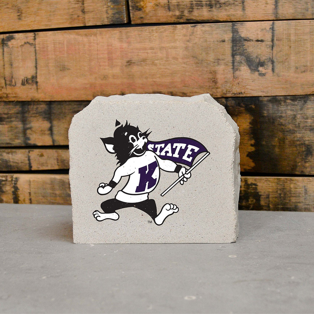 Kansas State Wildcats Decorative Stone Willie - 5.5 | Stoneworx2 | KSU-46