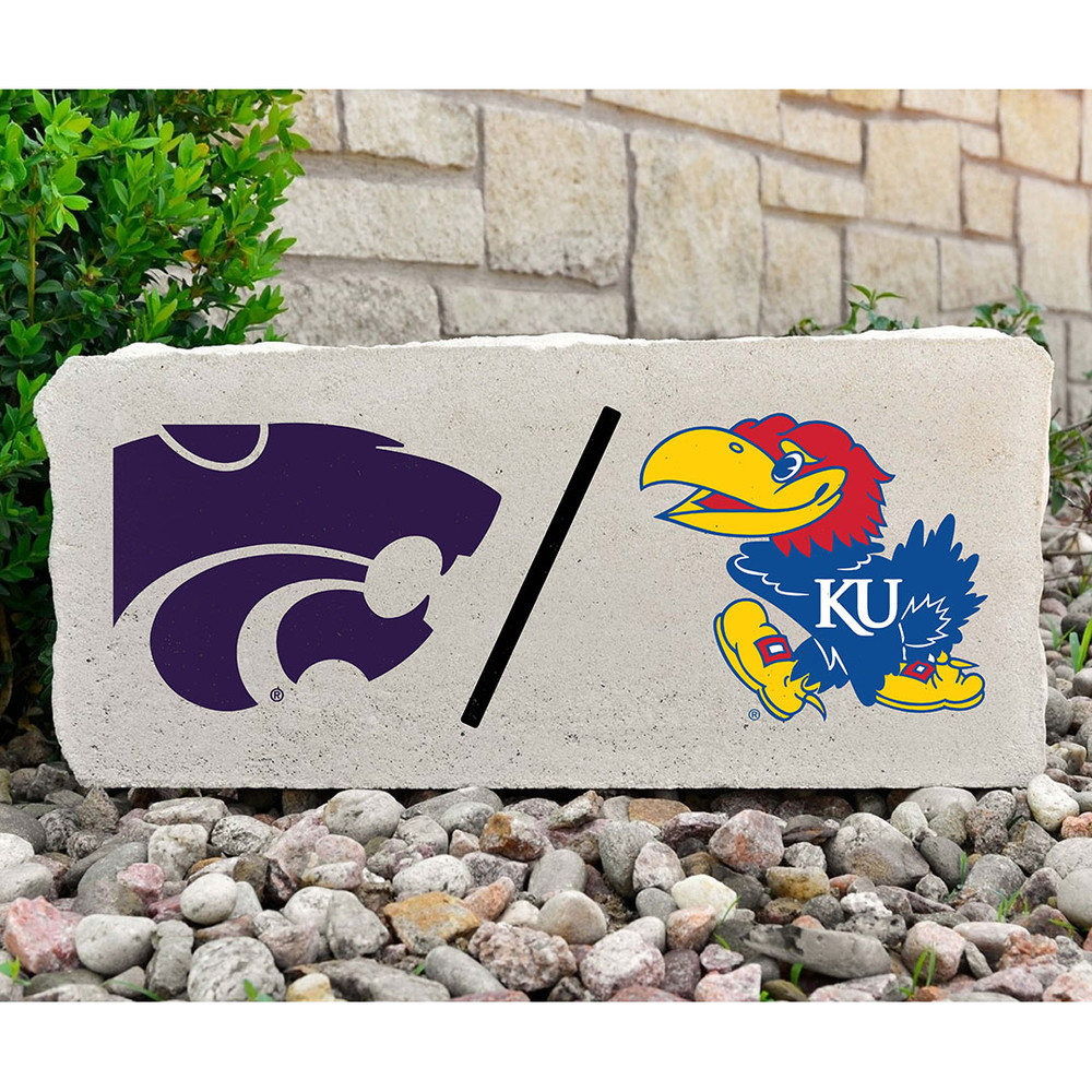 KSU and KU Decorative Stone House Divided - Large | Stoneworx | KSU-36