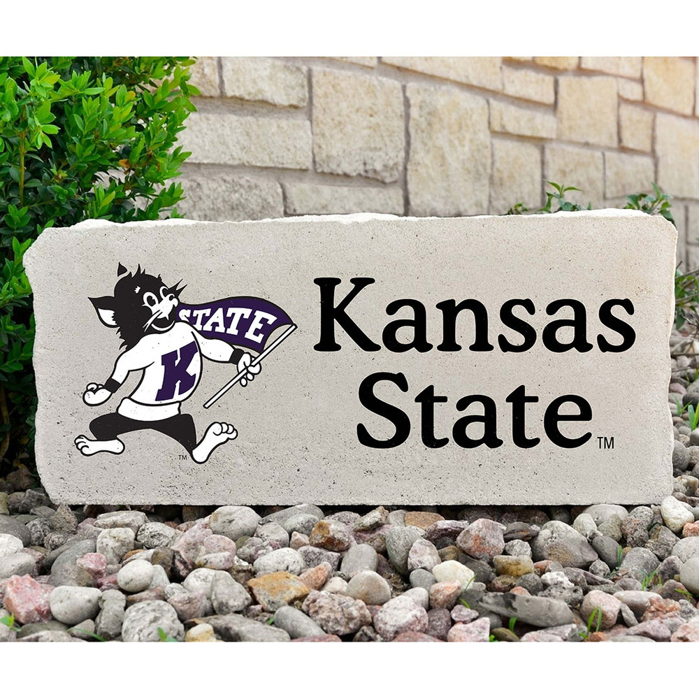 Kansas State Wildcats Decorative Stone Willie Kansas State - Large | Stoneworx2 | KSU-39