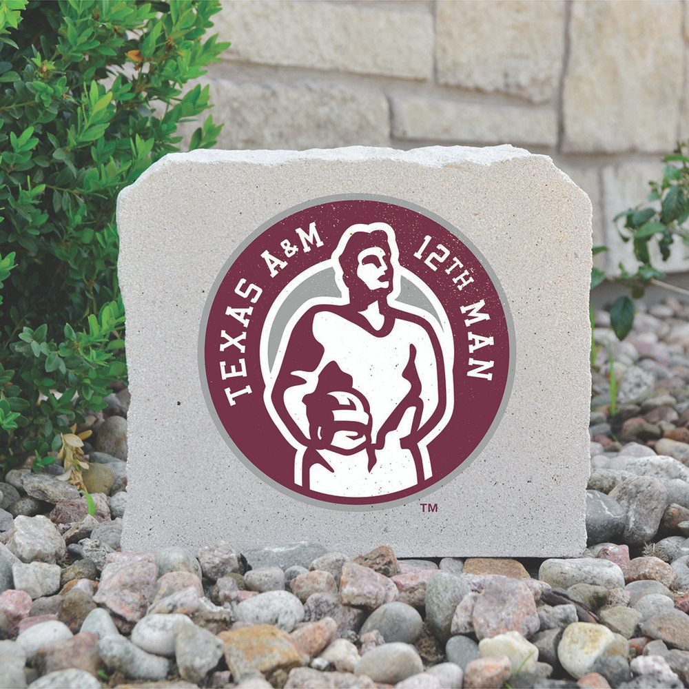 Texas A&M Aggies Decorative Stone 12th Man - 7 | Stoneworx2 | TAM-12