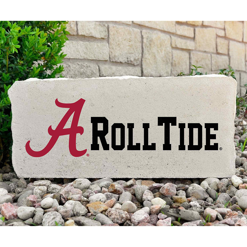 Alabama Crimson Tide Decorative Stone Roll Tide - Large | Stoneworx2 | ALA-1