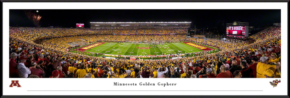 Minnesota Golden Gophers Standard Frame Panoramic Photo | Blakeway | UMN9F