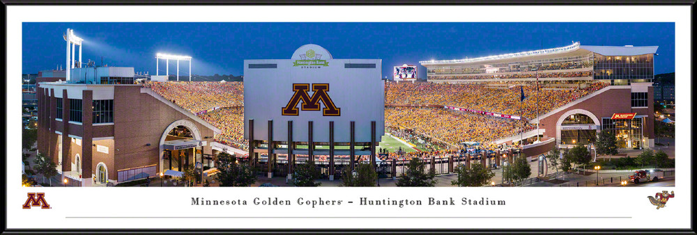 Minnesota Golden Gophers Stadium Standard Frame Panoramic Photo 