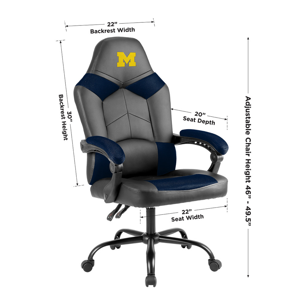 Michigan Wolverines Oversized Office Chair | Imperial | 135-3009