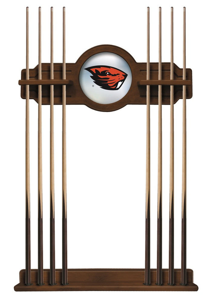 Oregon State Beavers Solid Wood Cue Rack | Holland Bar Stool Co. | CueChrdOregSt