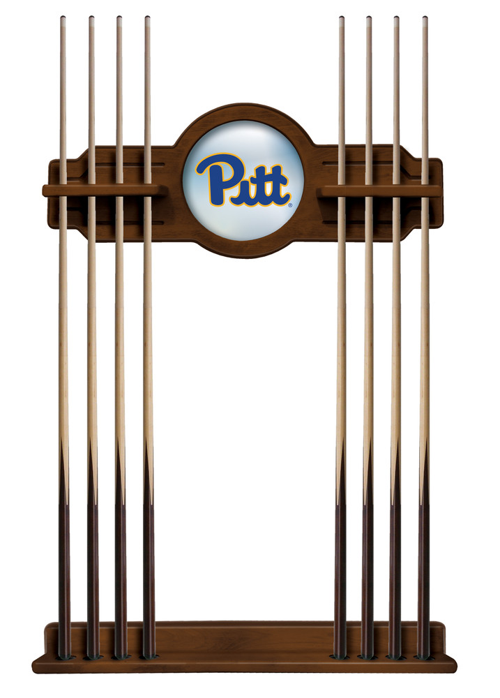 Pittsburgh Panthers Solid Wood Cue Rack | Holland Bar Stool Co. | CueChrdPittsb