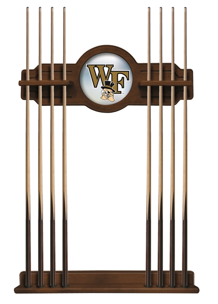 Wake Forest Demon Deacons Solid Wood Cue Rack | Holland Bar Stool Co. | CueChrdWakeFr