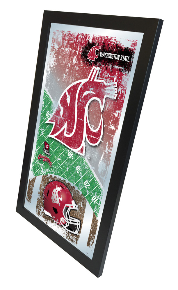 Washington State Cougars Football Wall Mirror | Holland Bar Stool Co. | MFtblWashSt