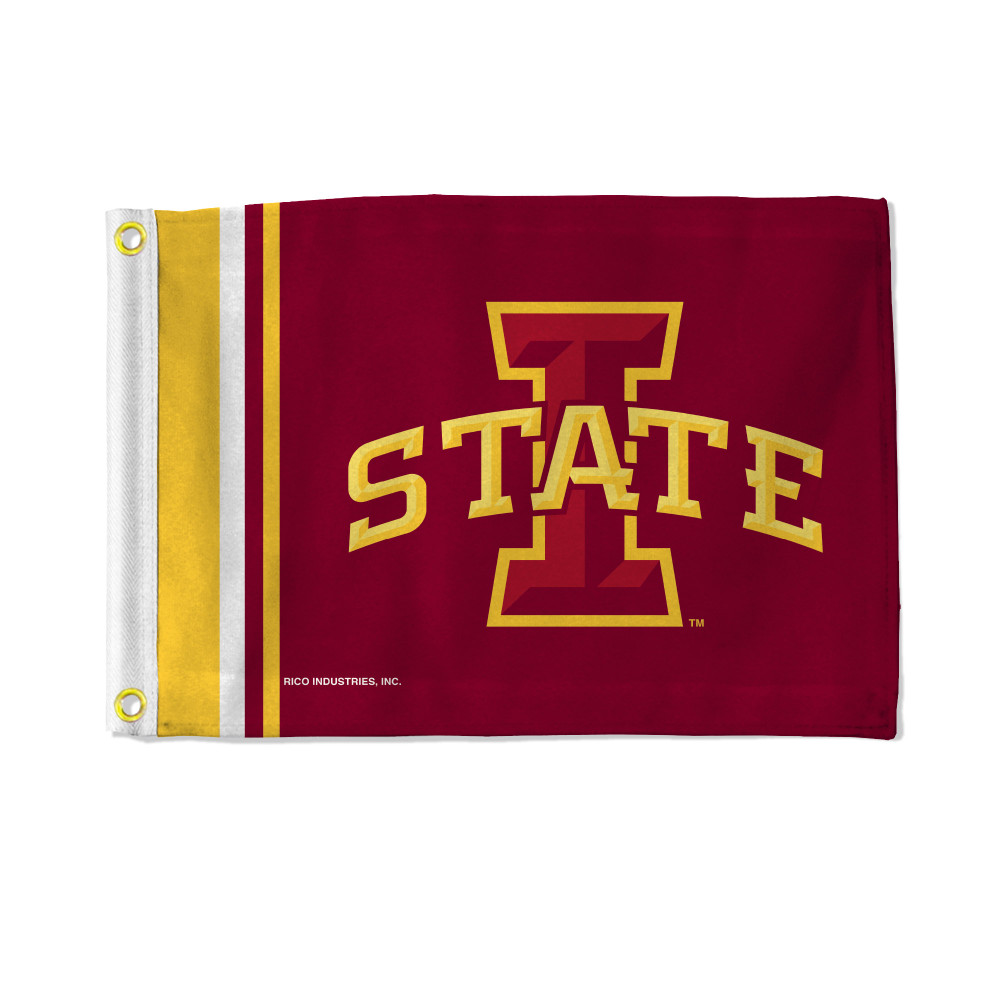 Iowa State Cyclones Stripes Utility Flag - Double Sided | Rico Industries | BFG250201
