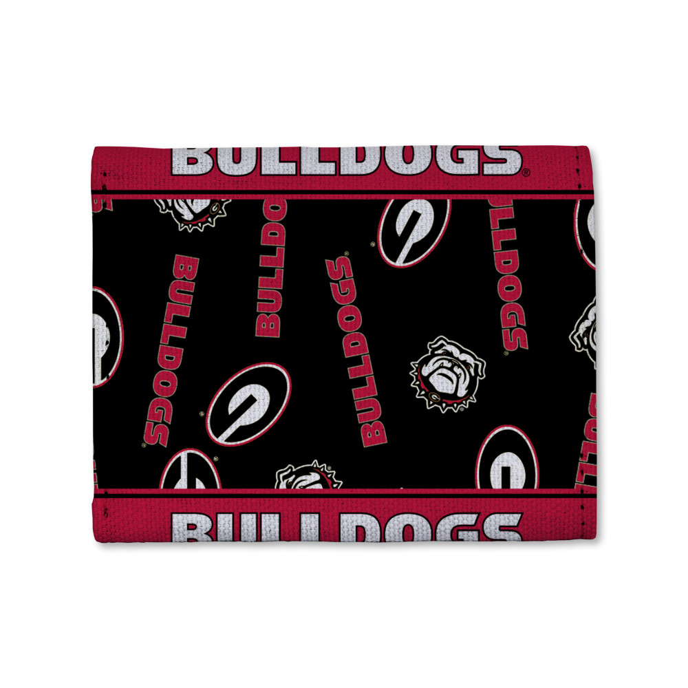 Georgia Bulldogs Canvas Trifold Wallet | Rico Industries | CTR110101