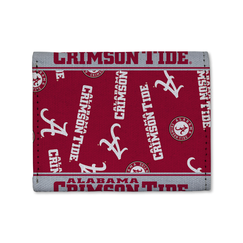 Alabama Crimson Tide Canvas Trifold Wallet | Rico Industries | CTR150101