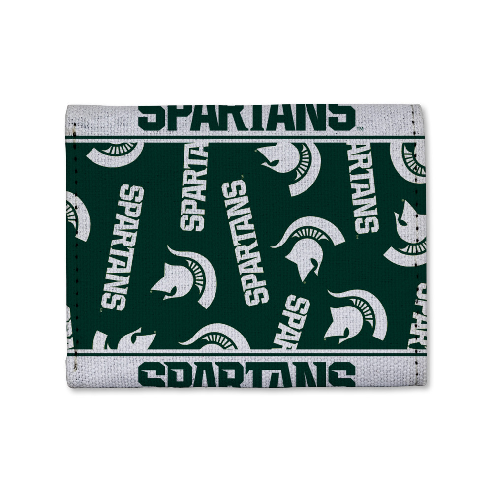 Michigan State Spartans Canvas Trifold Wallet | Rico Industries | CTR220101