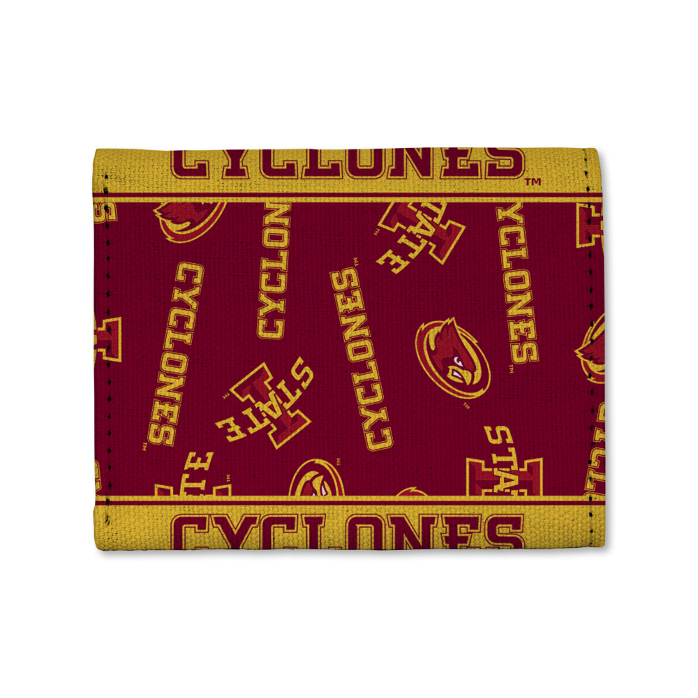 Iowa State Cyclones Canvas Trifold Wallet | Rico Industries | CTR250201