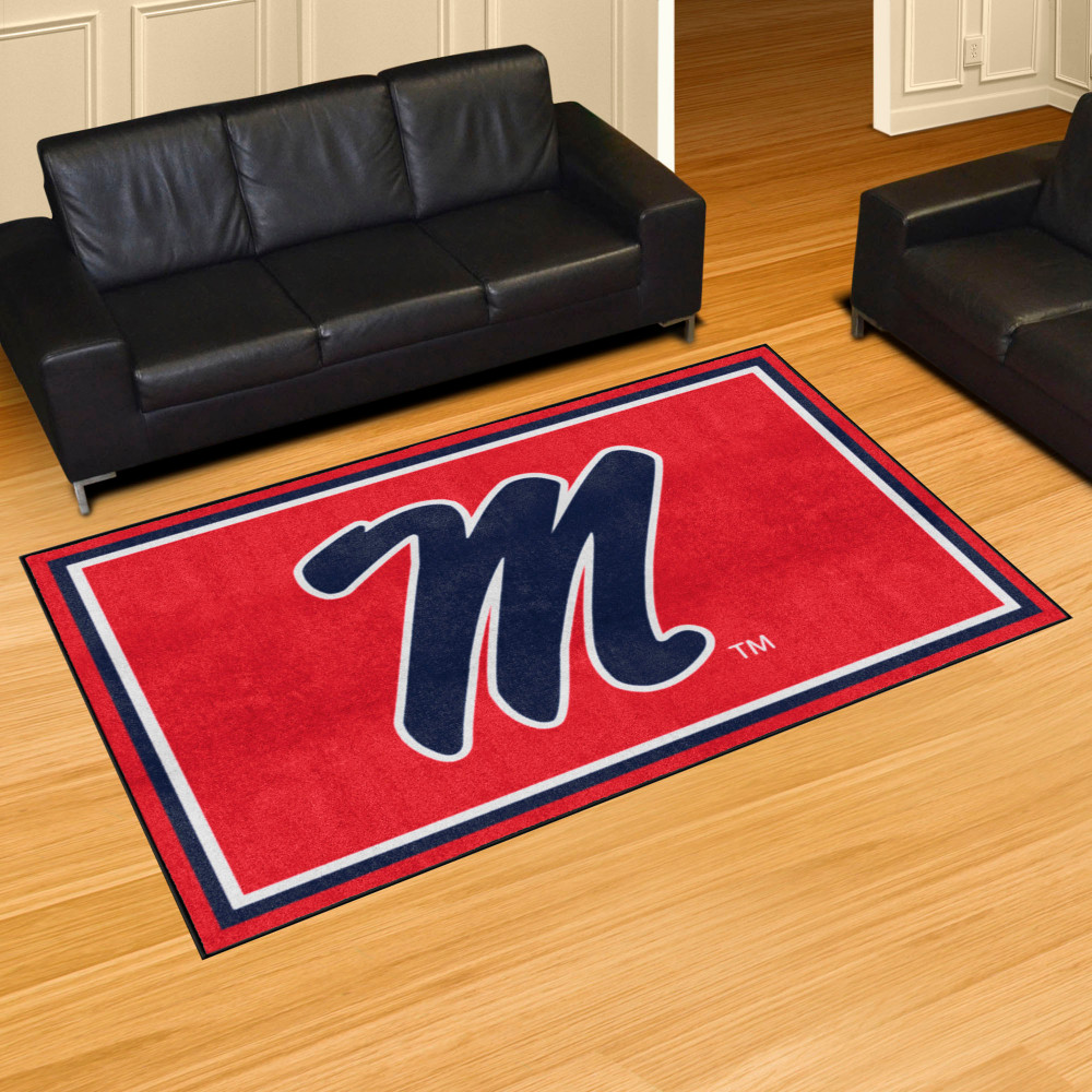 Mississippi Rebels Area Rug 5' x 8' | Fanmats | 35819