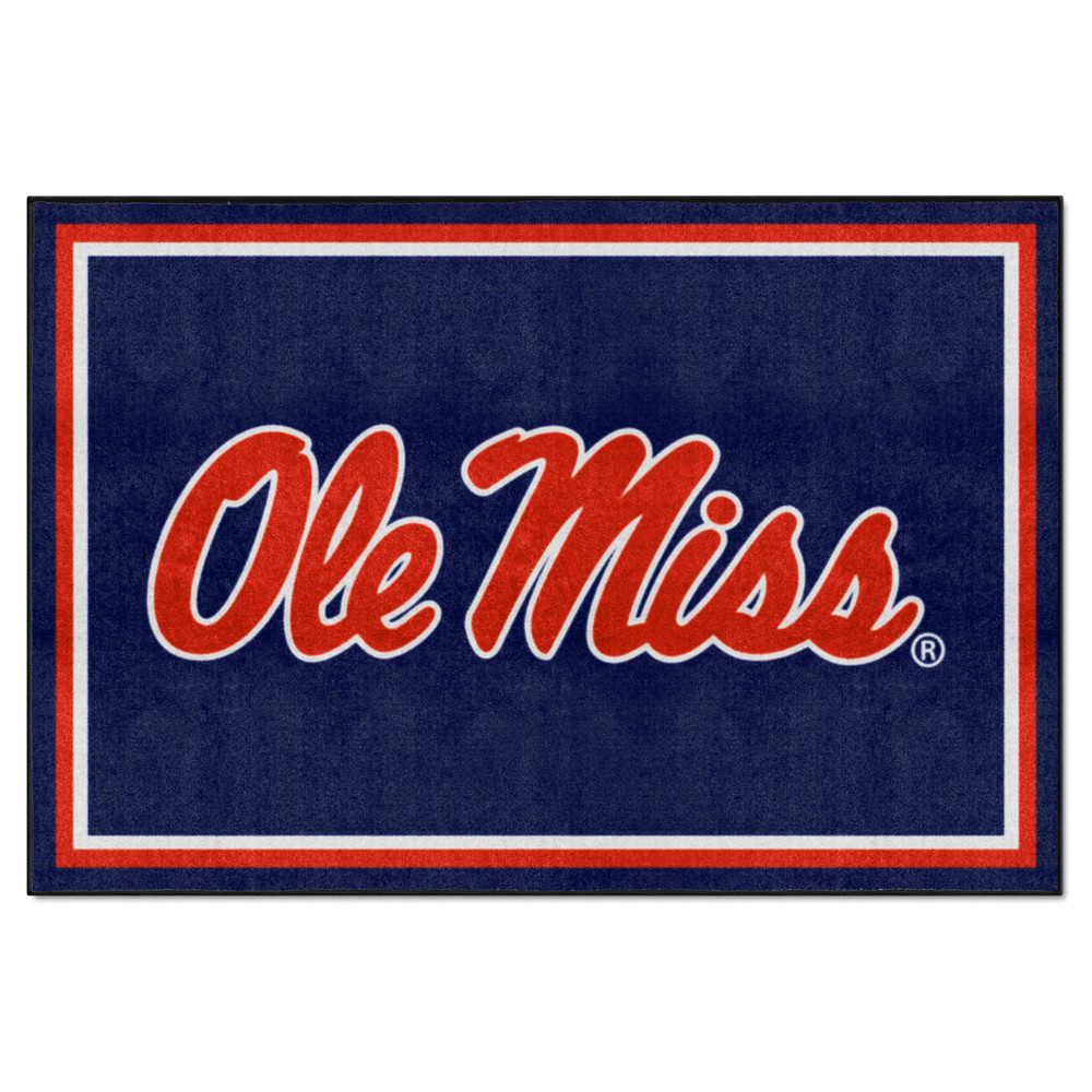 Mississippi Rebels Area Rug 5' x 8' - Ole Miss | Fanmats | 6839