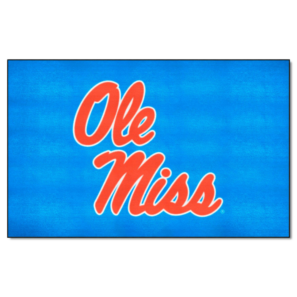 Mississippi Rebels Tailgate Mat - Ole Miss Yale Blue  | Fanmats | 27221
