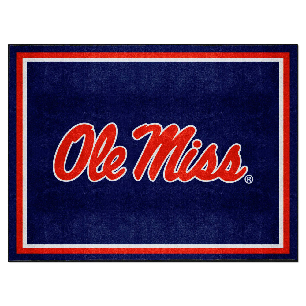 Mississippi Rebels Area Rug 8' x 10' - Ole Miss Blue | Fanmats | 17561