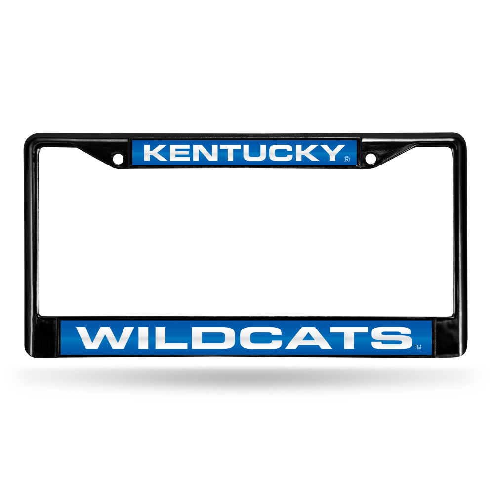 Kentucky Wildcats Black Laser Cut Chrome Frame | Rico Industries | FCLB190101
