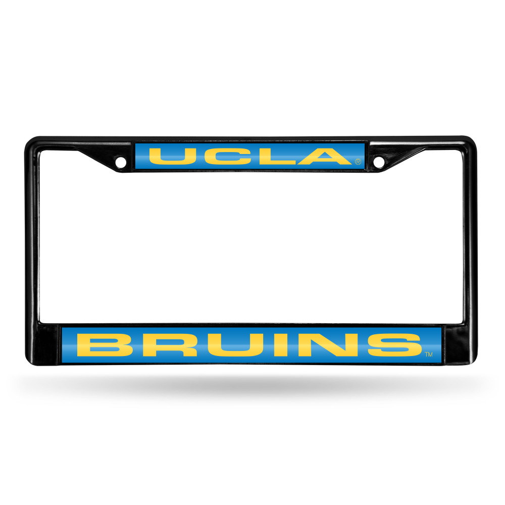UCLA Bruins Black Laser Cut Chrome Frame | Rico Industries | FCLB290201