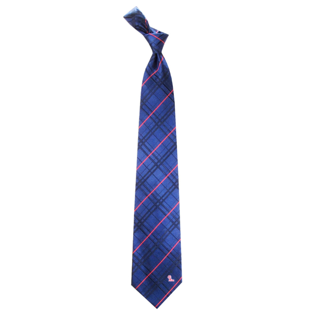 Mississippi Rebels Oxford Woven Silk Tie | Eagles Wings | 4881