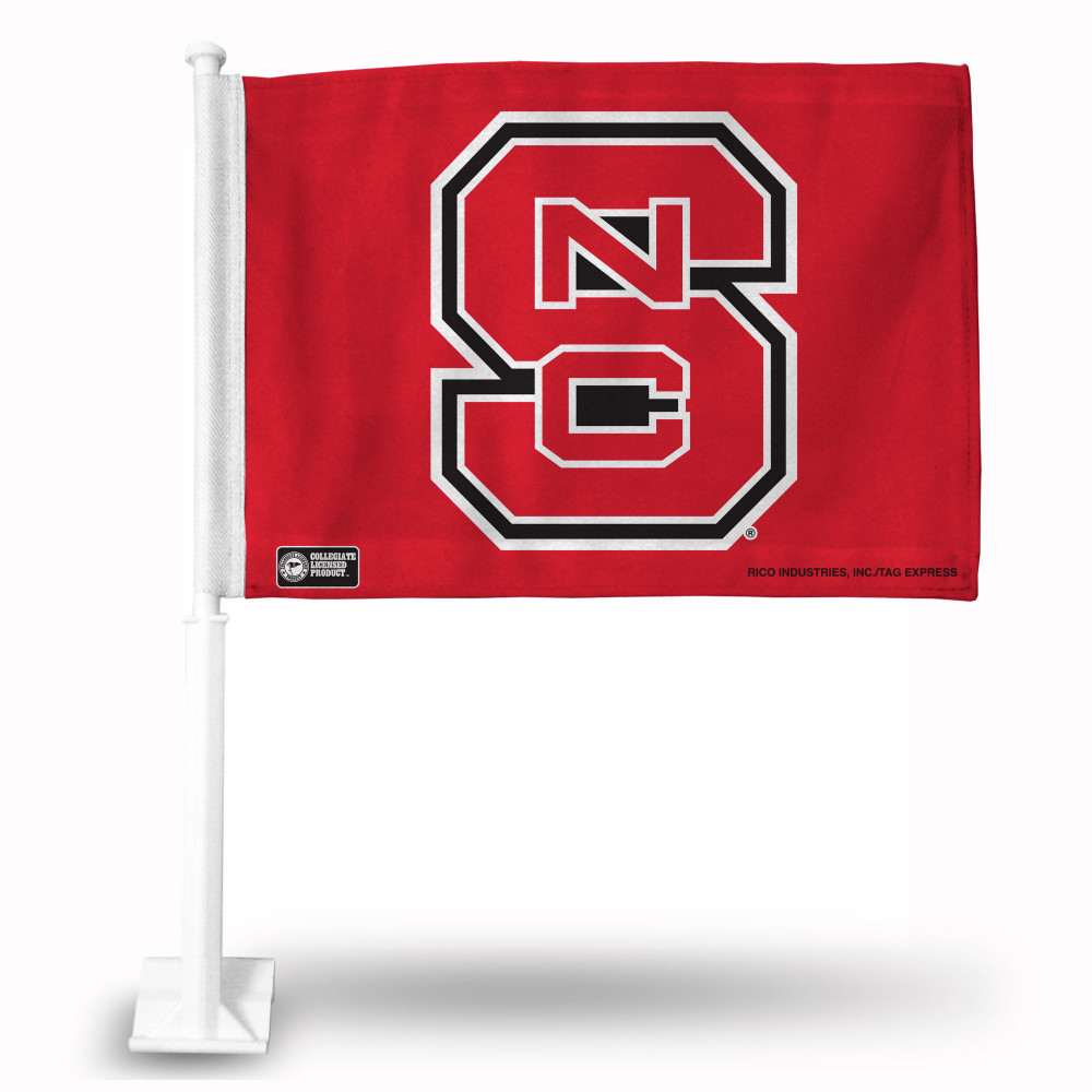 NC State Wolfpack Standard Double Sided Car Flag | Rico Industries | FG130206