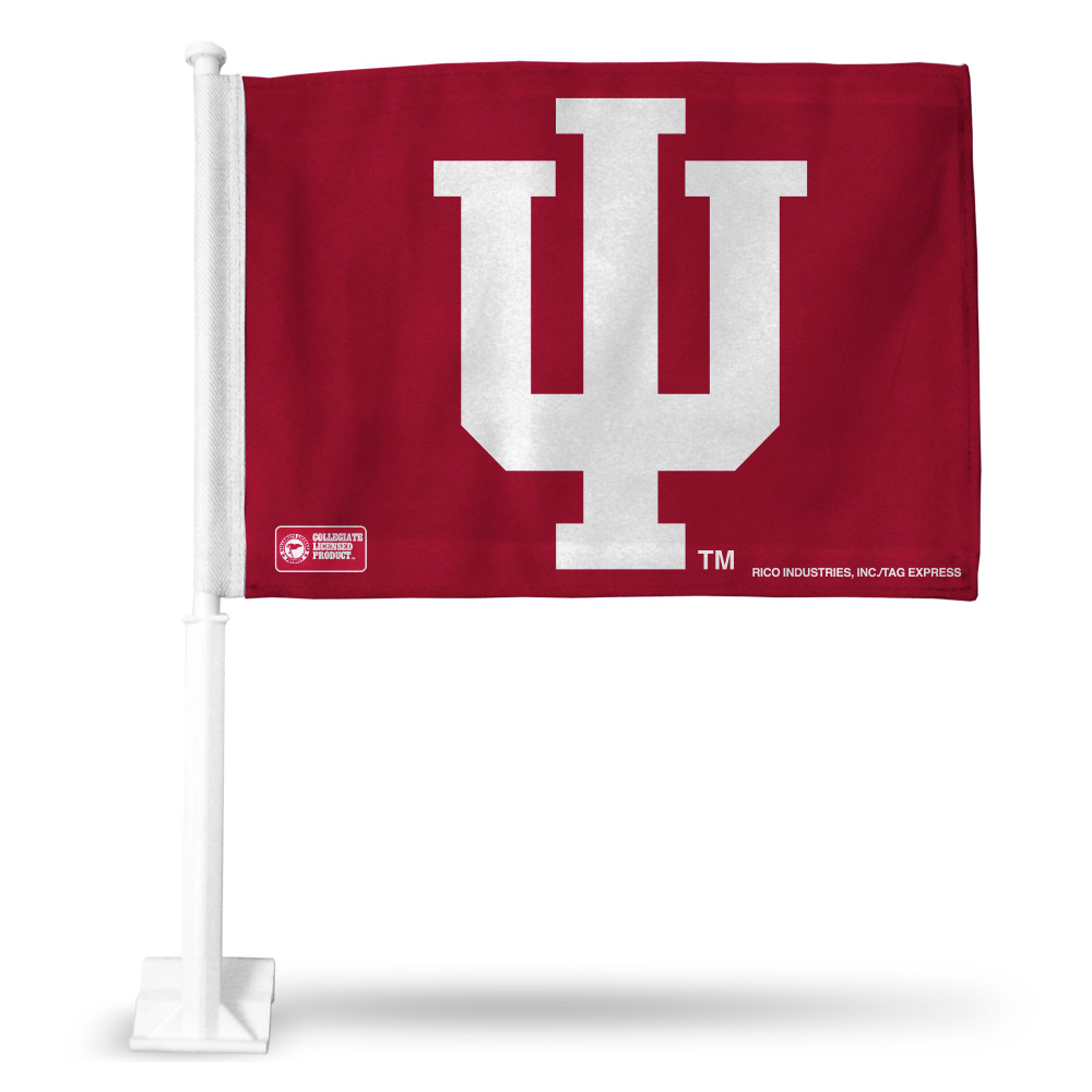 Indiana Hoosiers Standard Double Sided Car Flag | Rico Industries | FG200104