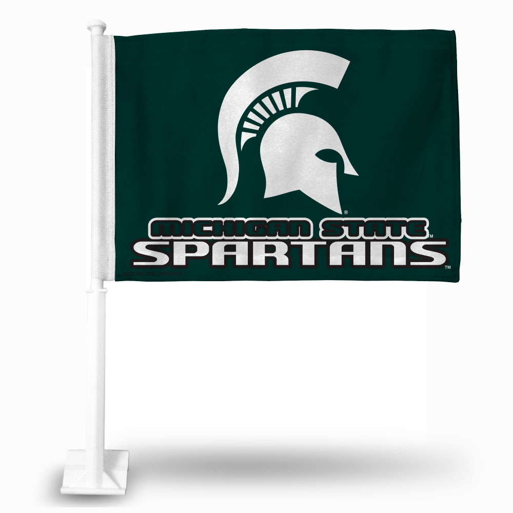 Michigan State Spartans Standard Double Sided Car Flag | Rico Industries | FG220103