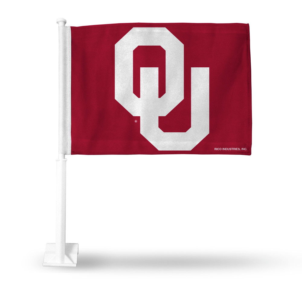 Oklahoma Sooners Standard Double Sided Car Flag | Rico Industries | FG230203