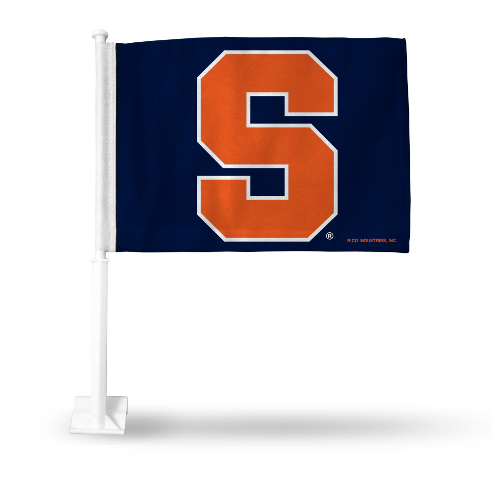 Syracuse Orange Standard Double Sided Car Flag | Rico Industries | FG270106