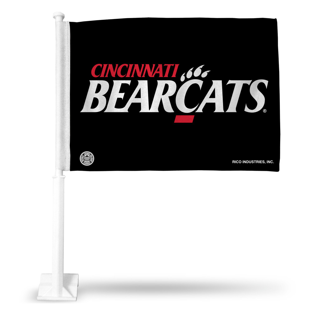 Cincinnati Bearcats Standard Double Sided Car Flag | Rico Industries | FG300402