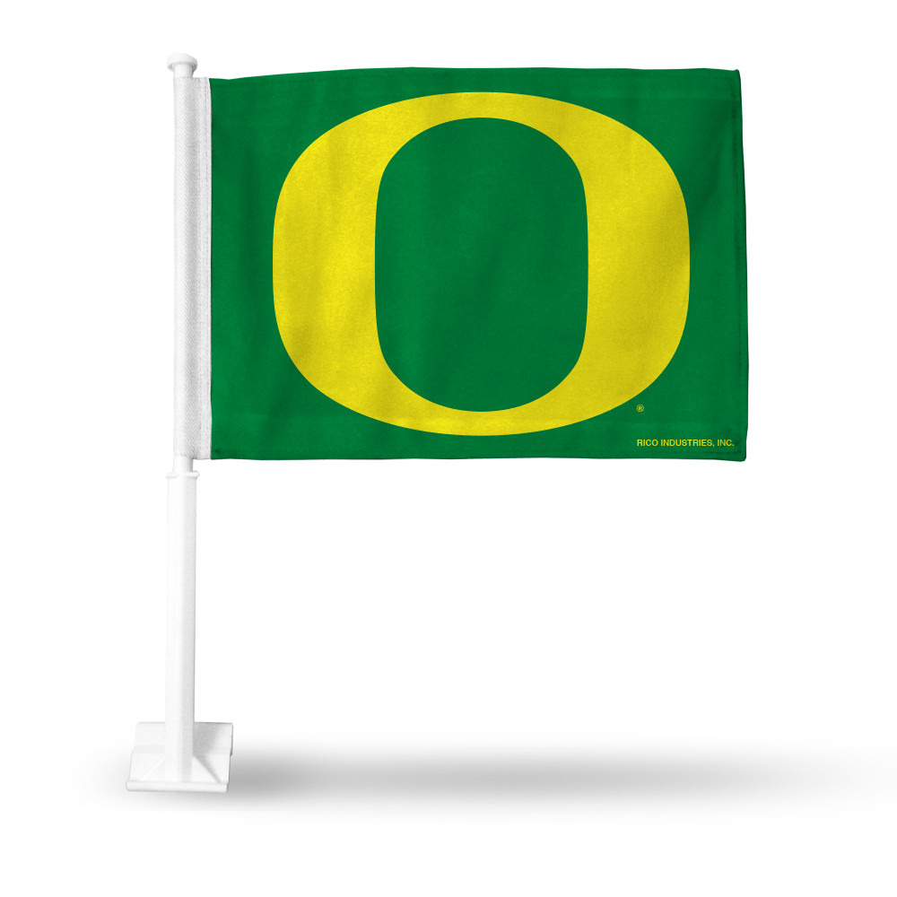Oregon Ducks Standard Double Sided Car Flag | Rico Industries | FG510105