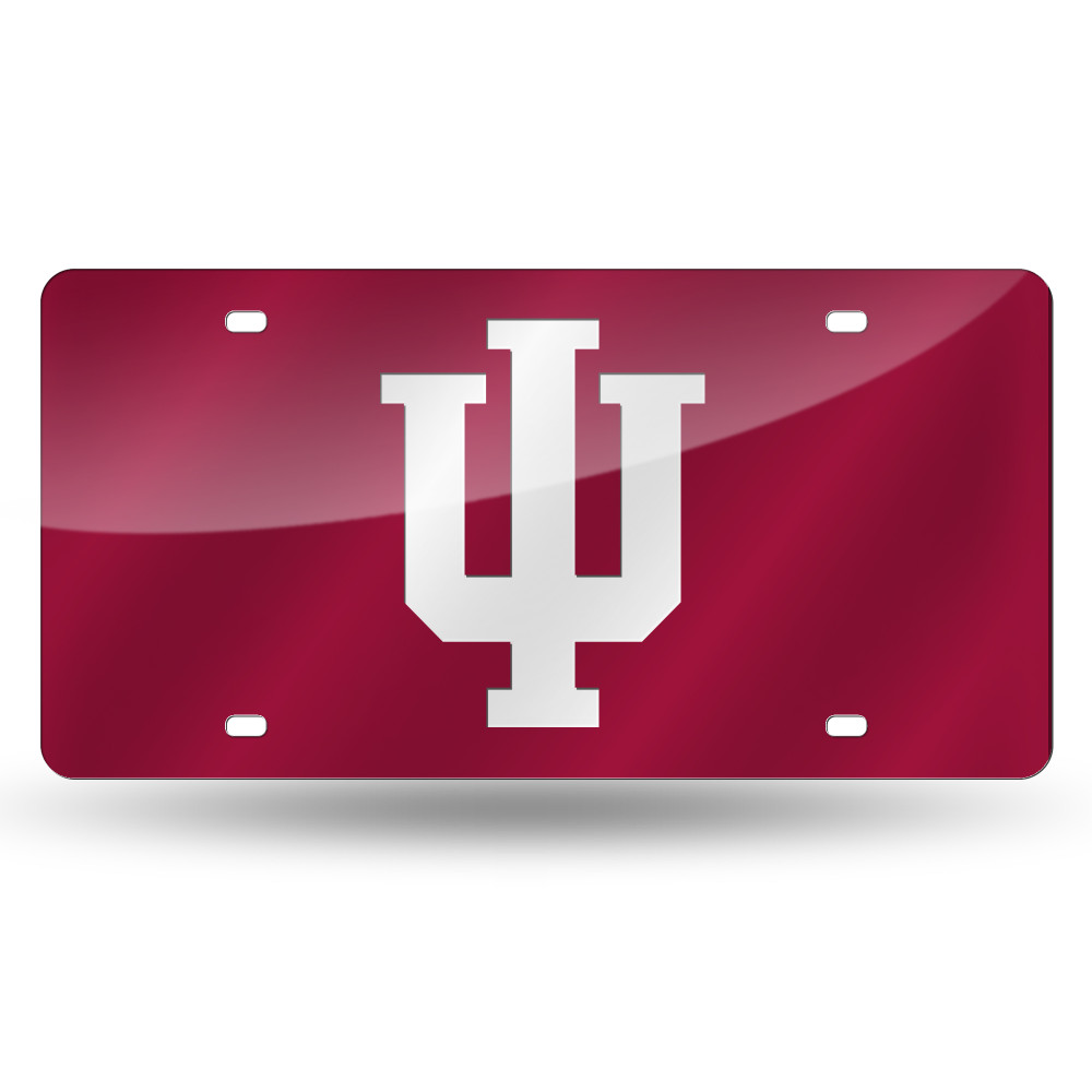Indiana Hoosiers Red Laser Cut Tag  | Rico Industries | LZC200101