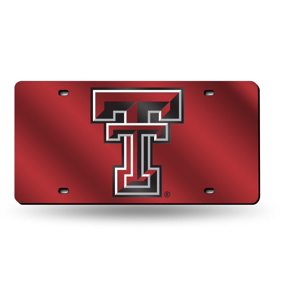Texas Tech Red Raiders Red Laser Cut Tag  | Rico Industries | LZC260801