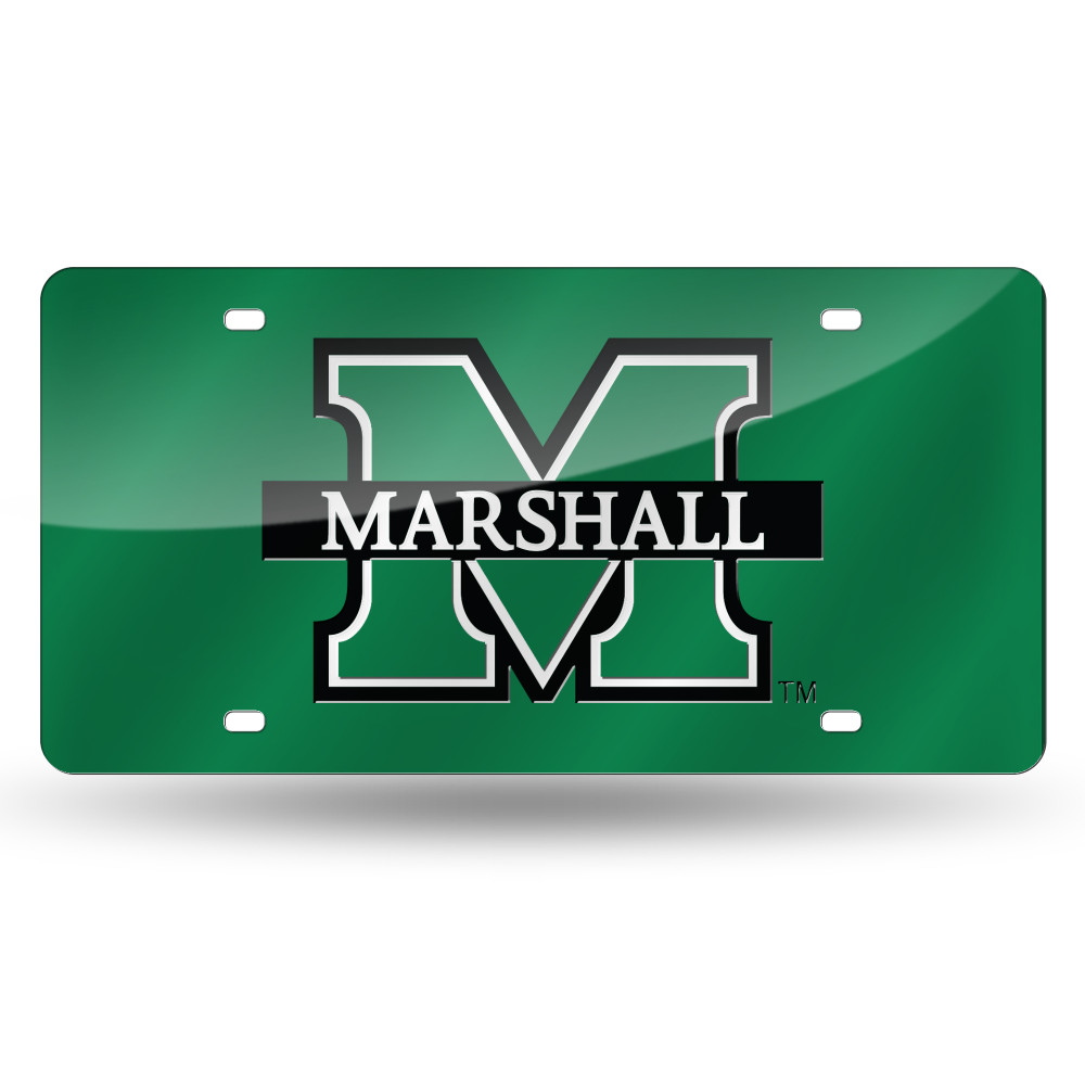 Marshall Thundering Herd Green Laser Cut Tag  | Rico Industries | LZC280201