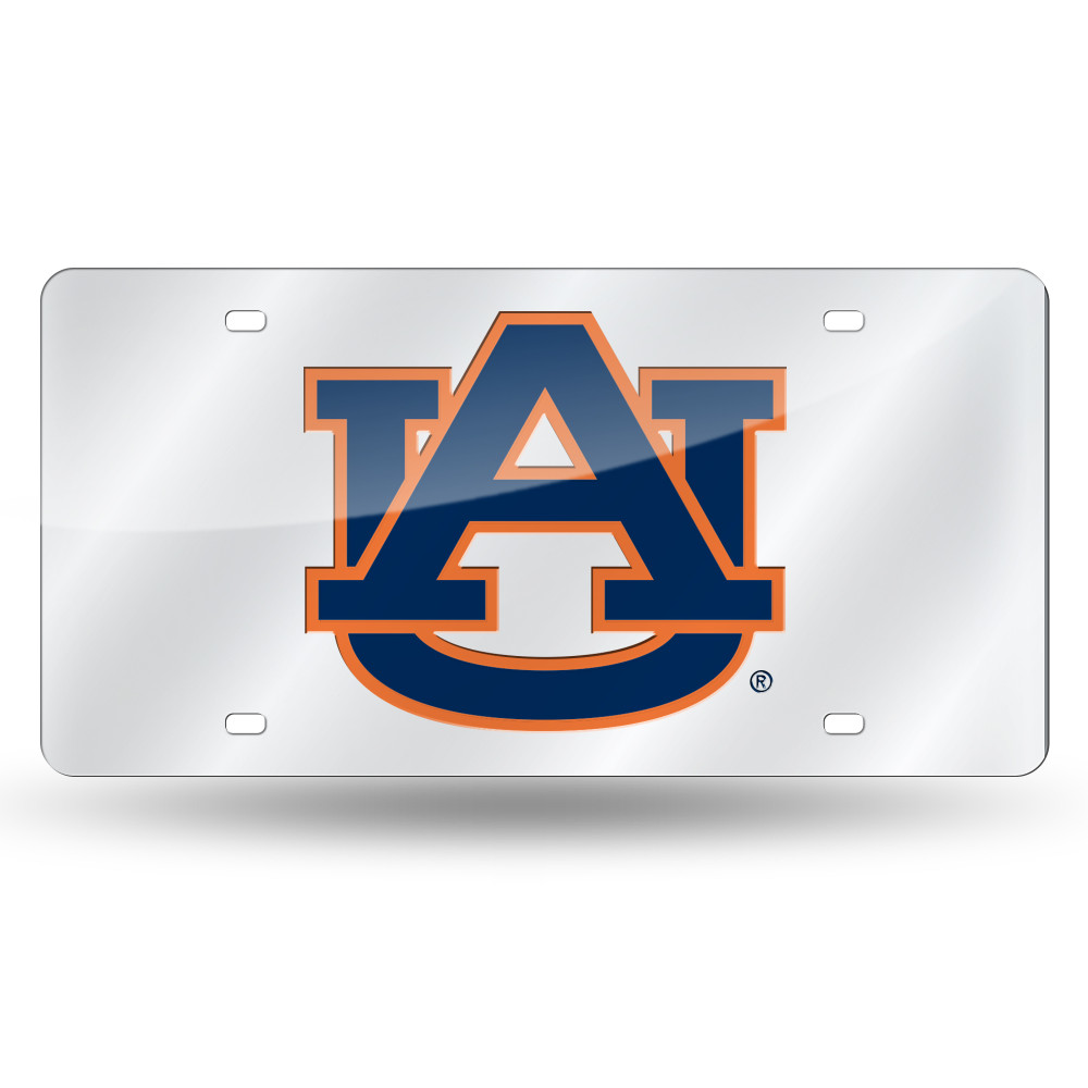 Auburn Tigers Silver Laser Cut Tag  | Rico Industries | LZS150201