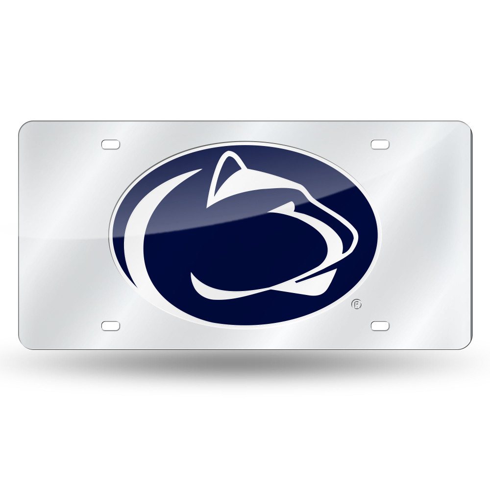 Penn State Nittany Lions Silver Silver Laser Cut Tag  | Rico Industries | LZS210202