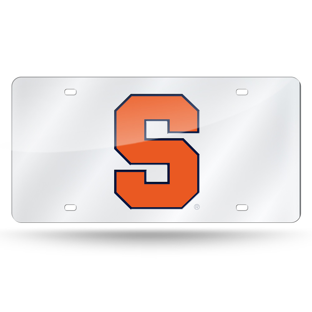 Syracuse Orange Silver Laser Cut Tag  | Rico Industries | LZS270102