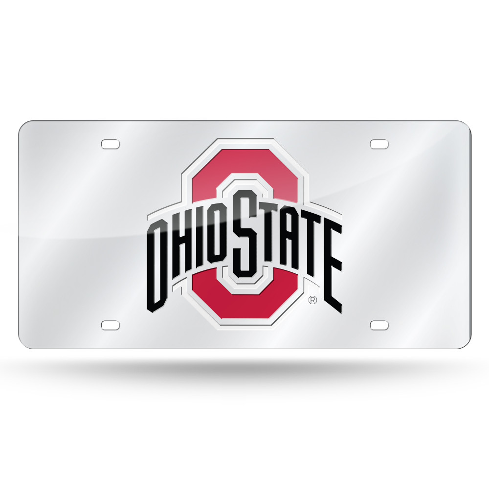 Ohio State Buckeyes Silver Silver Laser Cut Tag  | Rico Industries | LZS300102