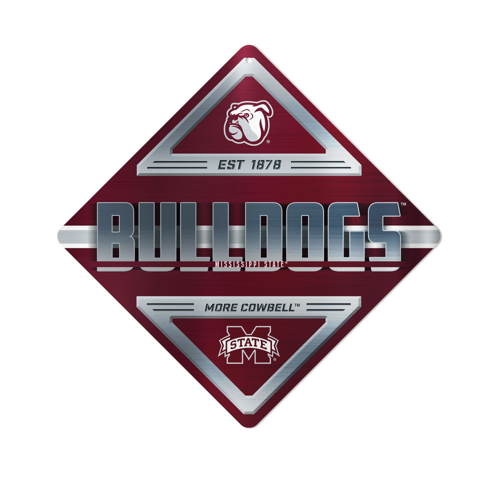 Mississippi State Bulldogs Metal Wall Sign | Rico Industries | MXS160101