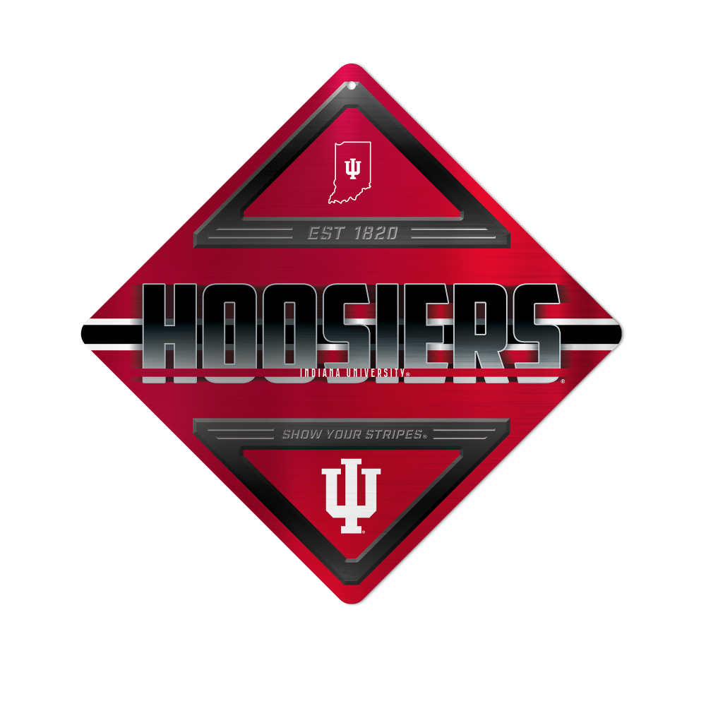 Indiana Hoosiers Metal Wall Sign | Rico Industries | MXS200101