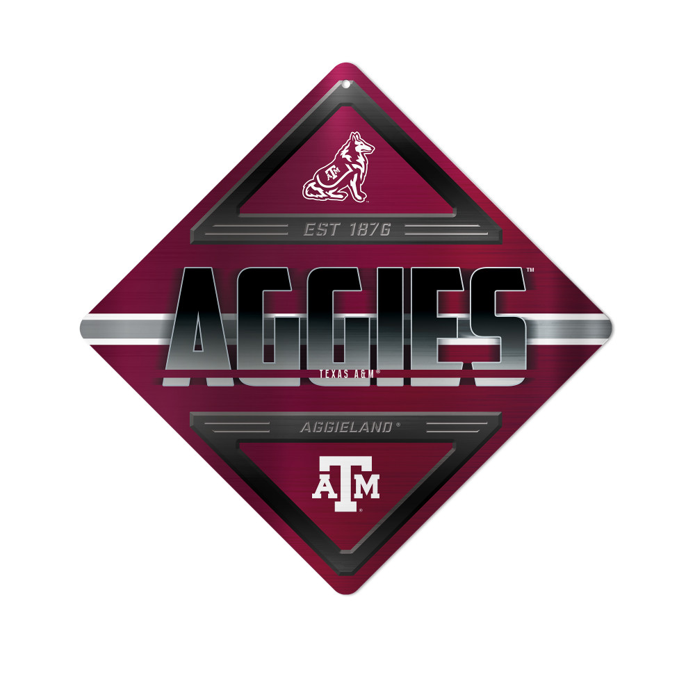 Texas A&M Aggies Metal Wall Sign | Rico Industries | MXS260201