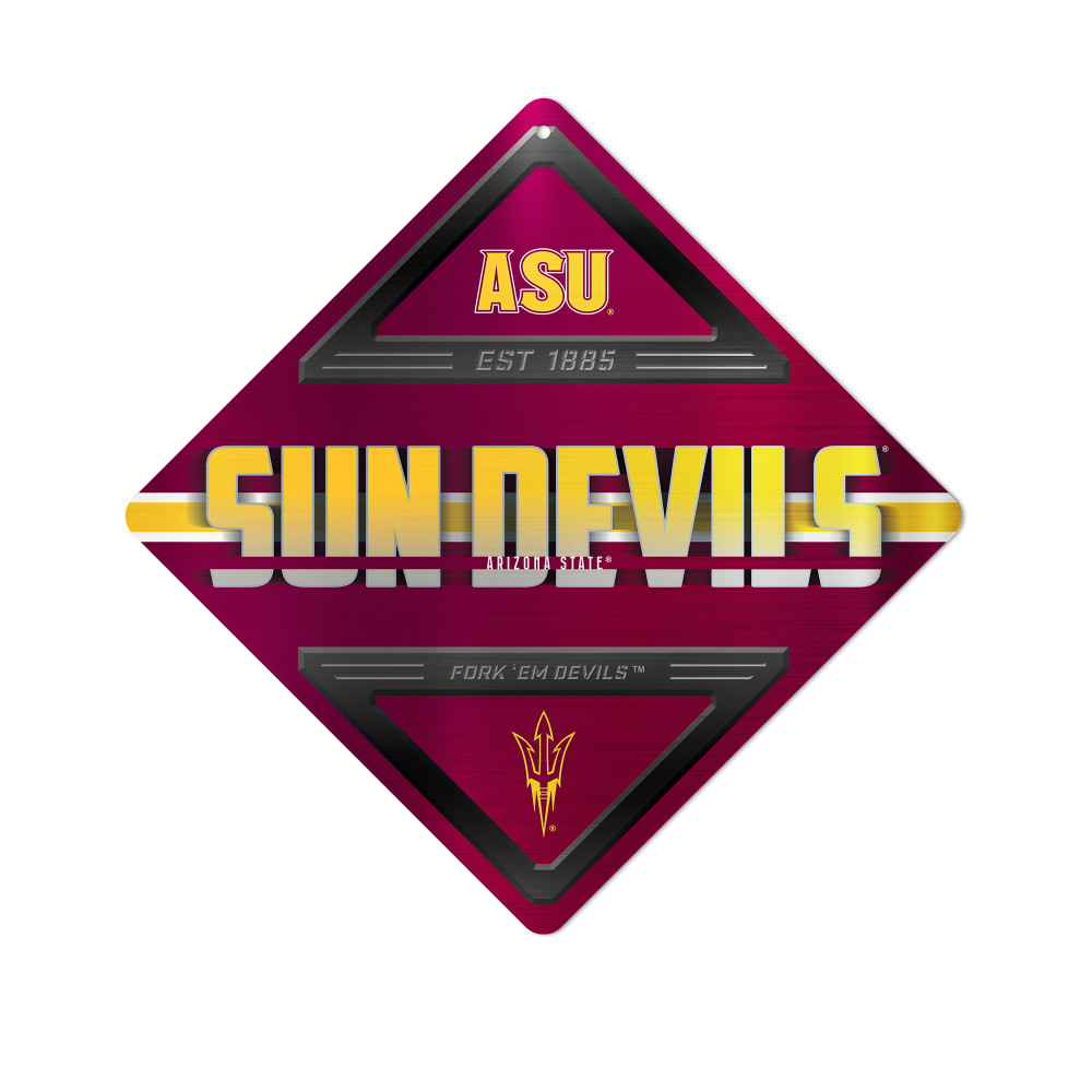 Arizona State Sun Devils Standard Metal Wall Sign | Rico Industries | MXS460201