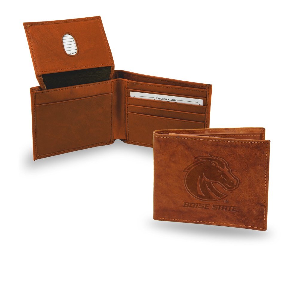 Boise State Broncos Genuine Leather Billfold Wallet | Rico Industries | SBL490702