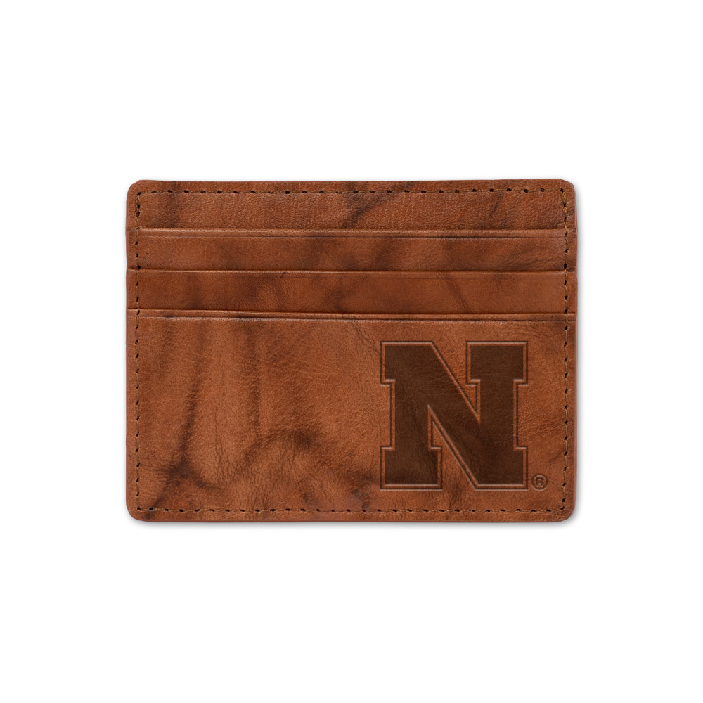 Nebraska Huskers Embossed Leather Credit Cart Wallet | Rico Industries | SCC410101