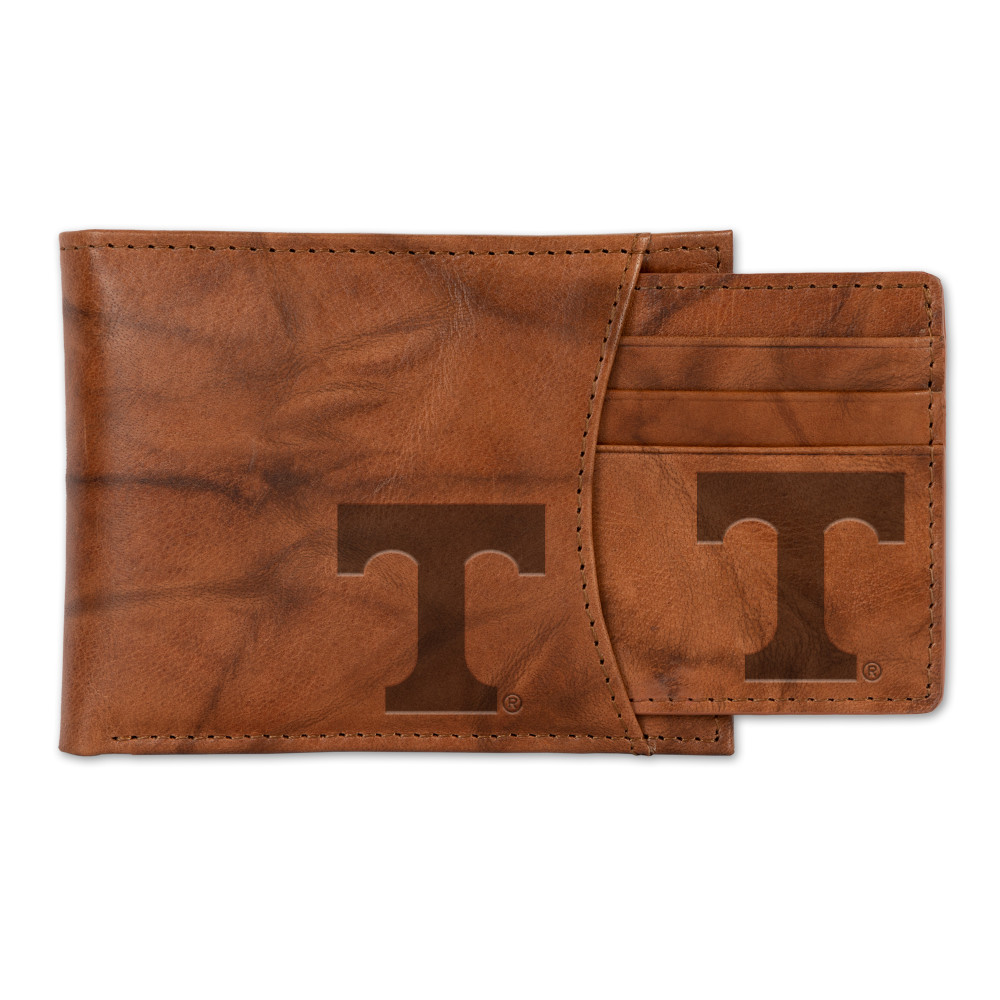 Tennessee Volunteers Genuine Leather Slider Wallet  | Rico Industries | SSL180101