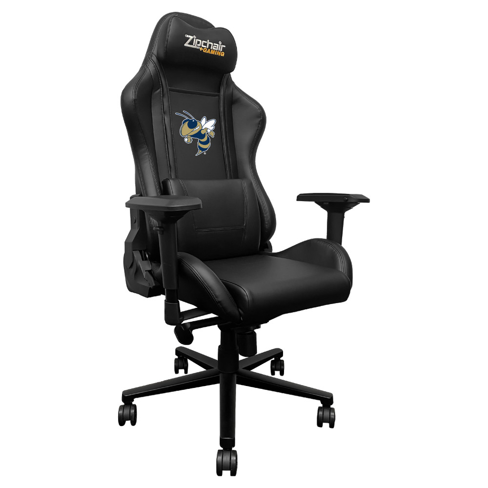Georgia Tech Yellow Jackets Xpression Gaming Chair - Blue Buzz | Dreamseat | XZXPPRO032-PSCOL12085A