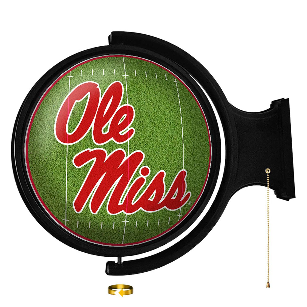 Mississippi Rebels: On the 50 - Rotating Lighted Wall Sign | The Fan-Brand | NCMISS-115-22